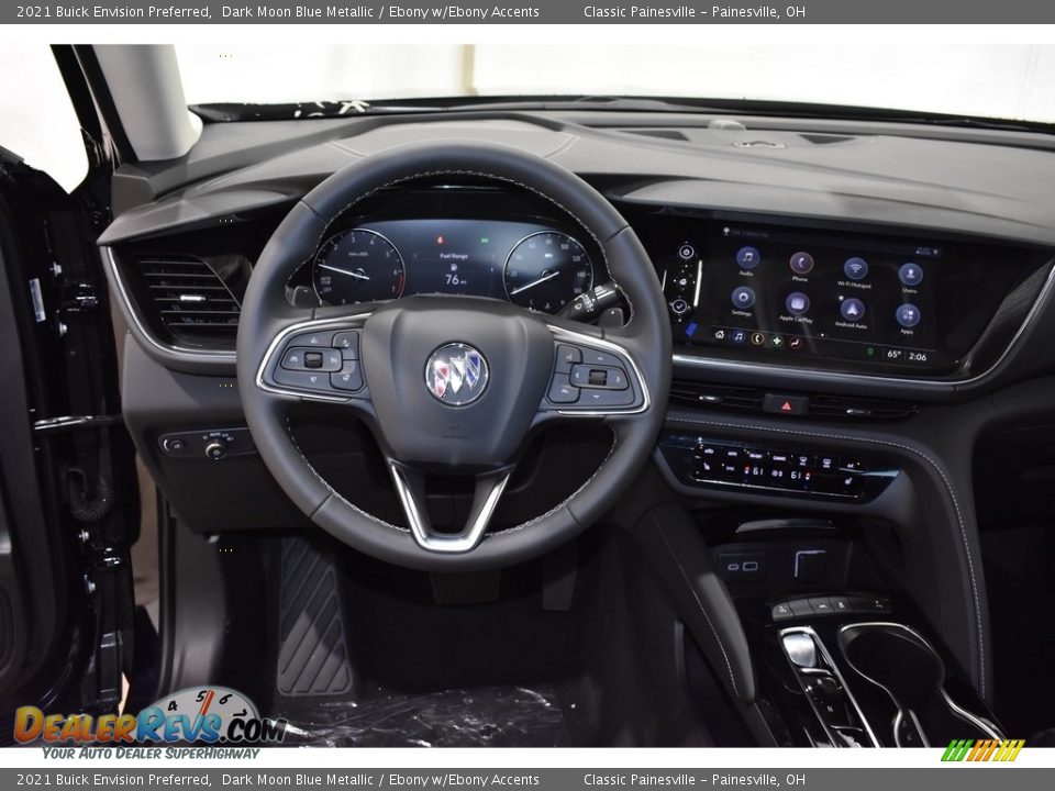 2021 Buick Envision Preferred Dark Moon Blue Metallic / Ebony w/Ebony Accents Photo #9