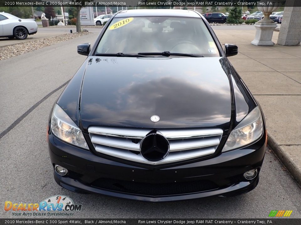 2010 Mercedes-Benz C 300 Sport 4Matic Black / Almond/Mocha Photo #8