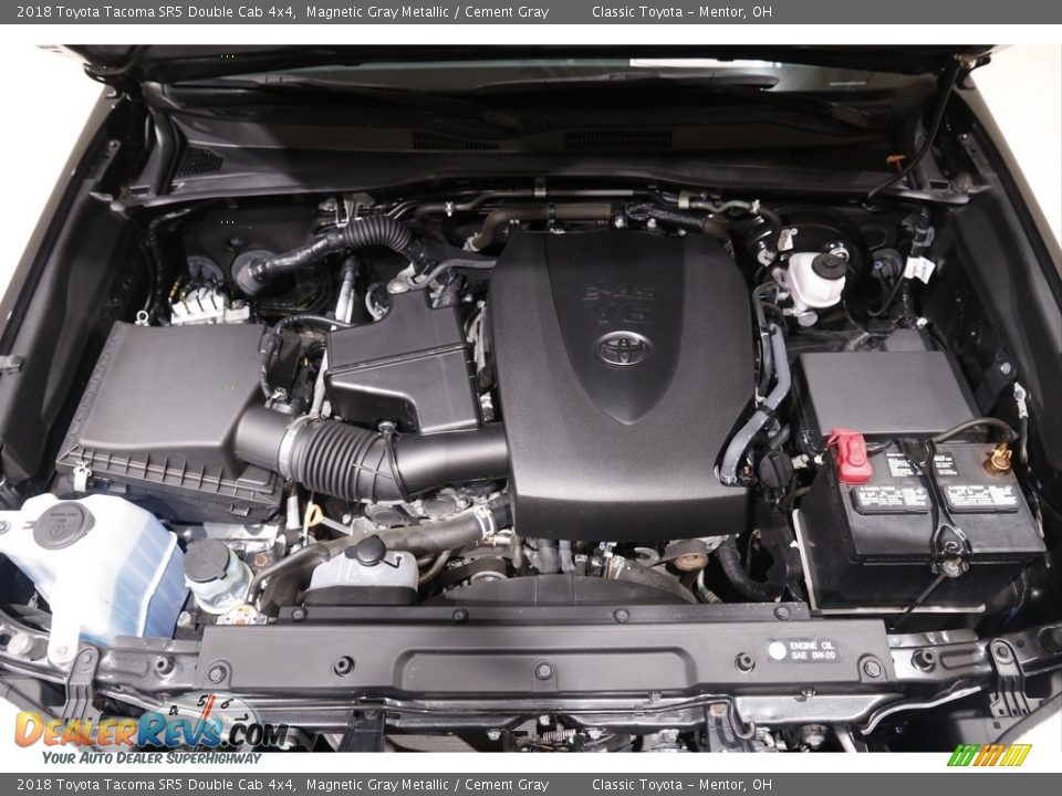 2018 Toyota Tacoma SR5 Double Cab 4x4 Magnetic Gray Metallic / Cement Gray Photo #18