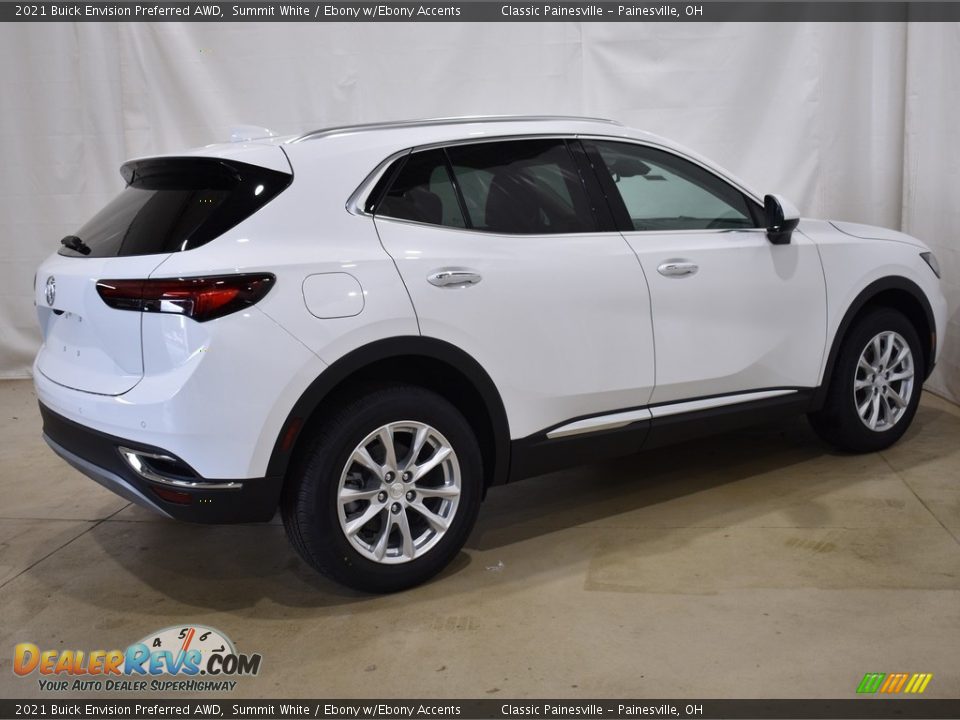 2021 Buick Envision Preferred AWD Summit White / Ebony w/Ebony Accents Photo #2