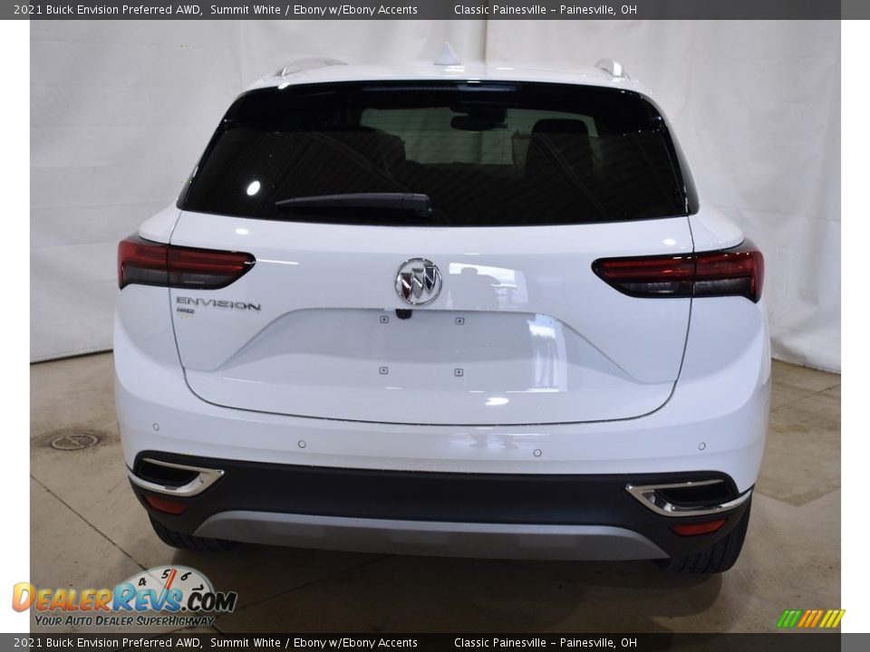 2021 Buick Envision Preferred AWD Summit White / Ebony w/Ebony Accents Photo #3