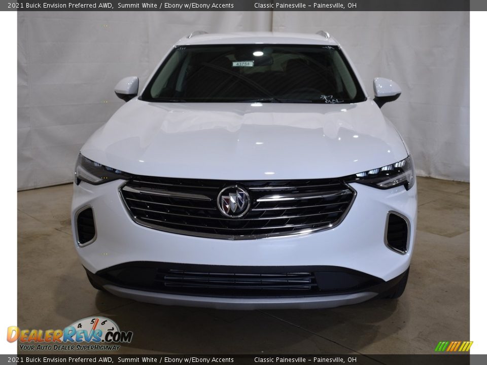 2021 Buick Envision Preferred AWD Summit White / Ebony w/Ebony Accents Photo #4