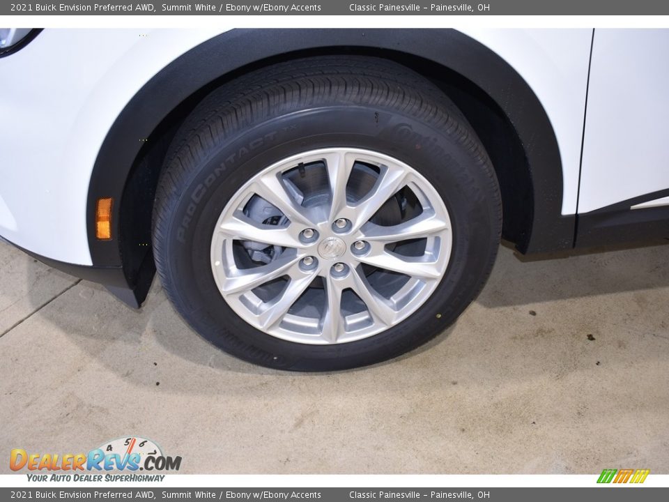 2021 Buick Envision Preferred AWD Summit White / Ebony w/Ebony Accents Photo #5