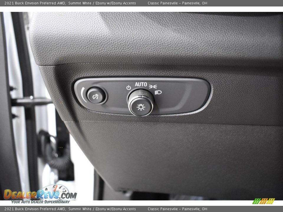 2021 Buick Envision Preferred AWD Summit White / Ebony w/Ebony Accents Photo #9