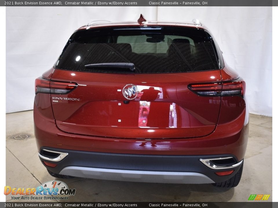 2021 Buick Envision Essence AWD Cinnabar Metallic / Ebony w/Ebony Accents Photo #3
