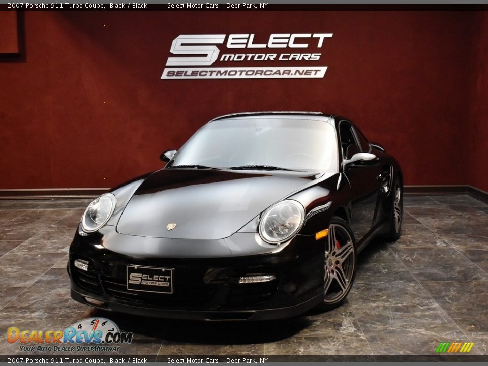 2007 Porsche 911 Turbo Coupe Black / Black Photo #1