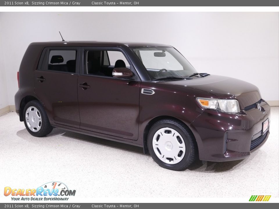 2011 Scion xB Sizzling Crimson Mica / Gray Photo #1