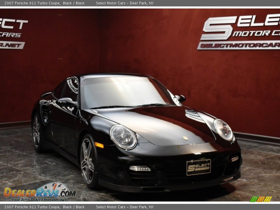 2007 Porsche 911 Turbo Coupe Black / Black Photo #3