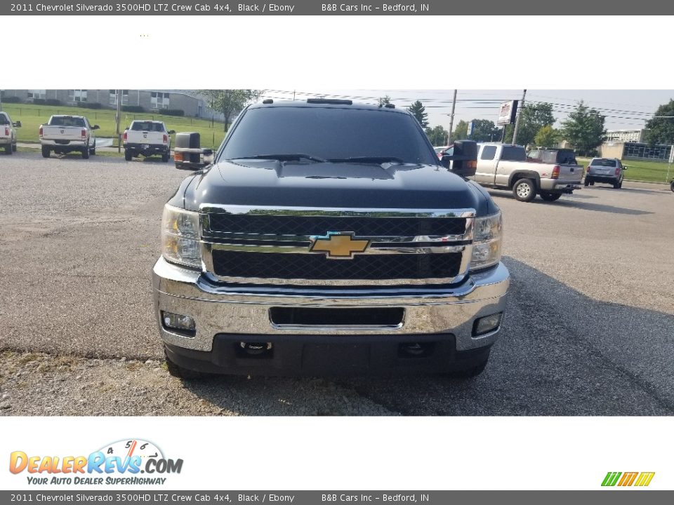 2011 Chevrolet Silverado 3500HD LTZ Crew Cab 4x4 Black / Ebony Photo #33