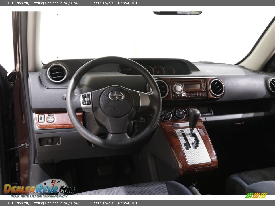 2011 Scion xB Sizzling Crimson Mica / Gray Photo #6