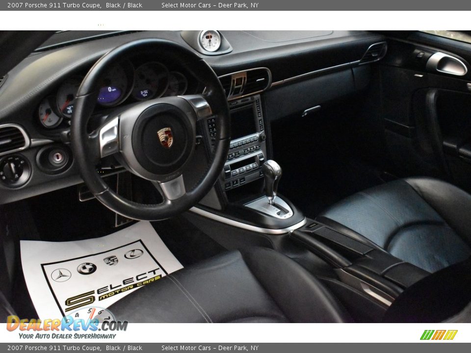 2007 Porsche 911 Turbo Coupe Black / Black Photo #11