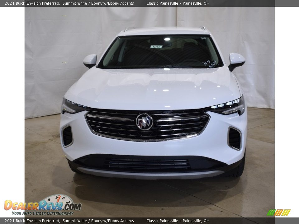 2021 Buick Envision Preferred Summit White / Ebony w/Ebony Accents Photo #4