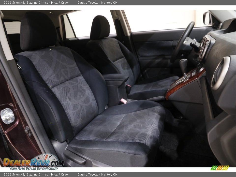 2011 Scion xB Sizzling Crimson Mica / Gray Photo #12