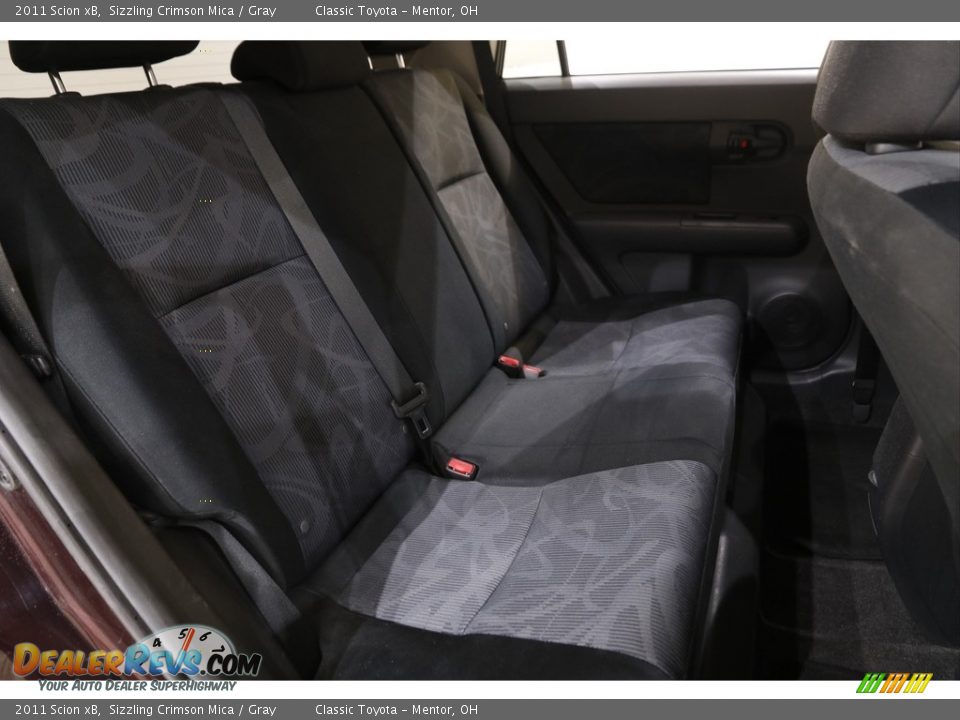 2011 Scion xB Sizzling Crimson Mica / Gray Photo #13