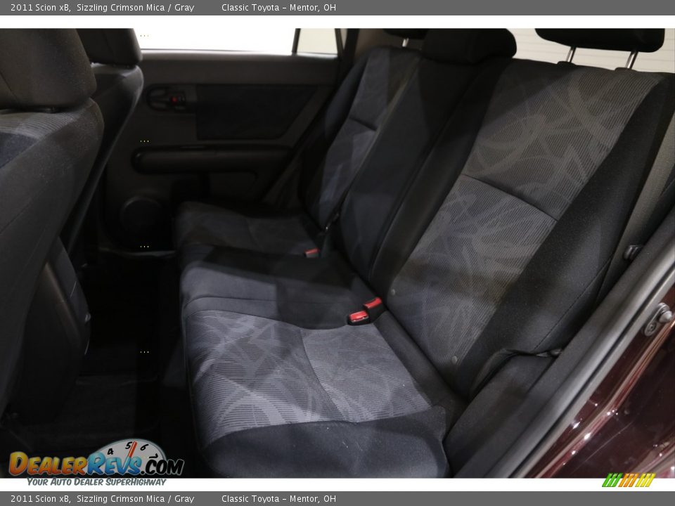 2011 Scion xB Sizzling Crimson Mica / Gray Photo #14