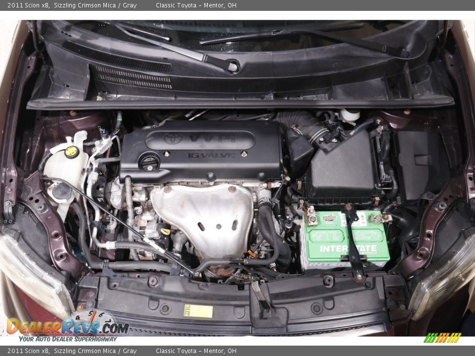 2011 Scion xB Sizzling Crimson Mica / Gray Photo #16