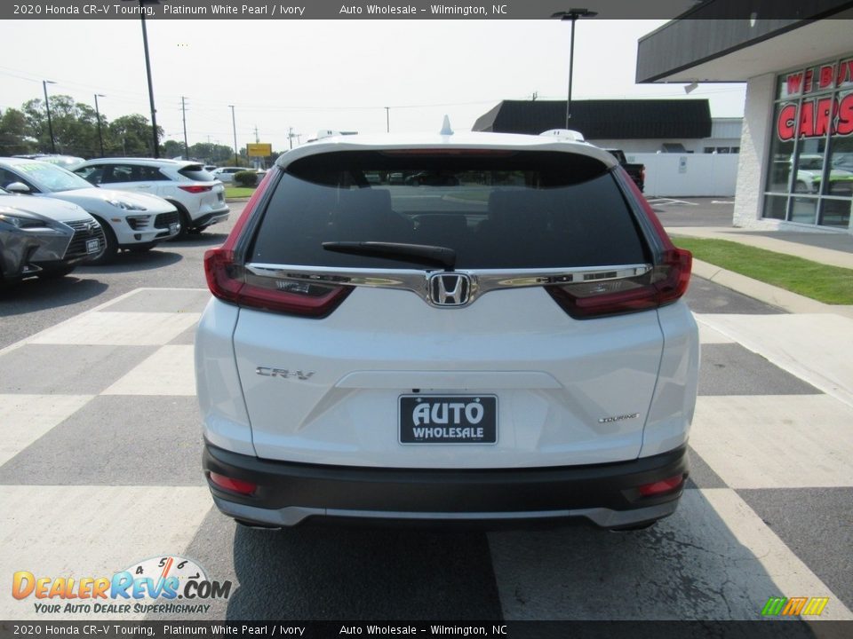 2020 Honda CR-V Touring Platinum White Pearl / Ivory Photo #4