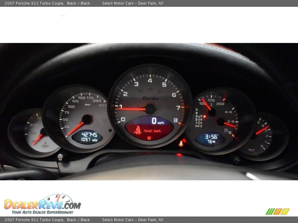 2007 Porsche 911 Turbo Coupe Gauges Photo #21