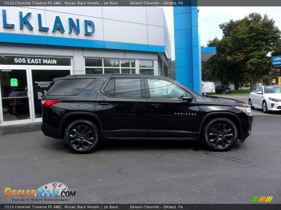 2019 Chevrolet Traverse RS AWD Mosaic Black Metallic / Jet Black Photo #1