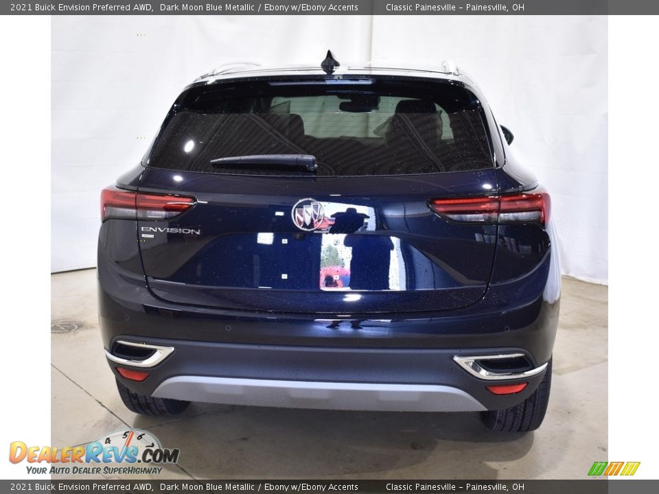 2021 Buick Envision Preferred AWD Dark Moon Blue Metallic / Ebony w/Ebony Accents Photo #3
