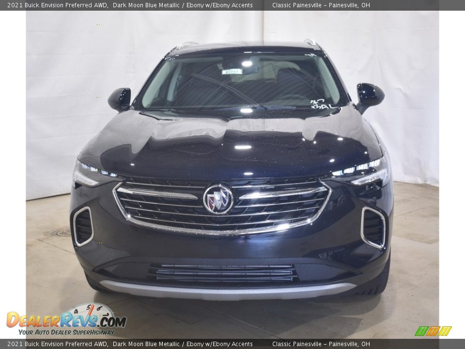 2021 Buick Envision Preferred AWD Dark Moon Blue Metallic / Ebony w/Ebony Accents Photo #4