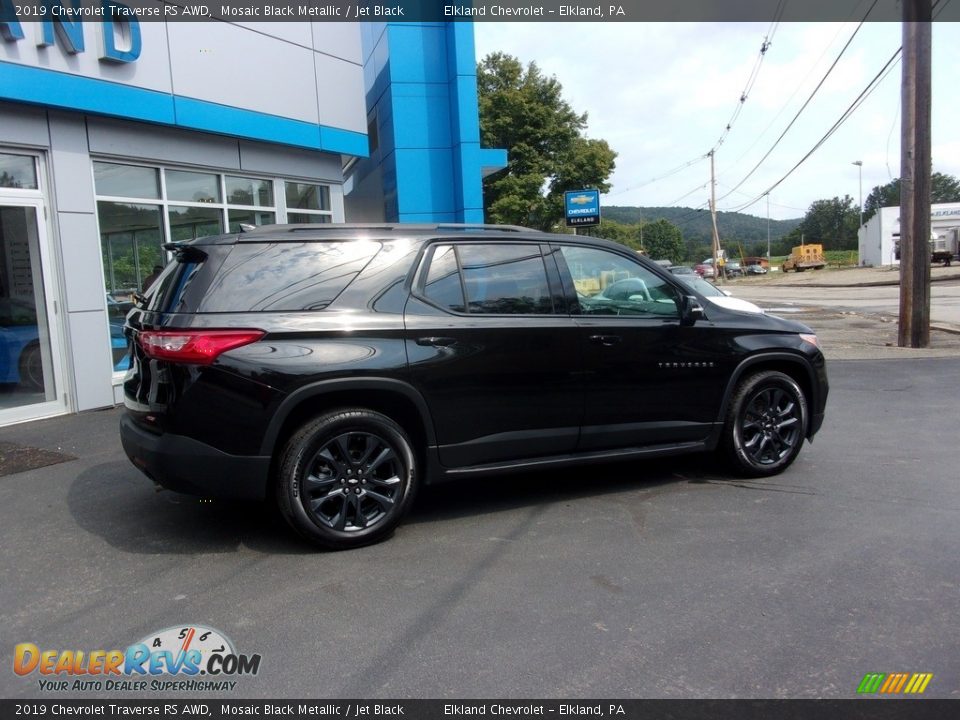 2019 Chevrolet Traverse RS AWD Mosaic Black Metallic / Jet Black Photo #3