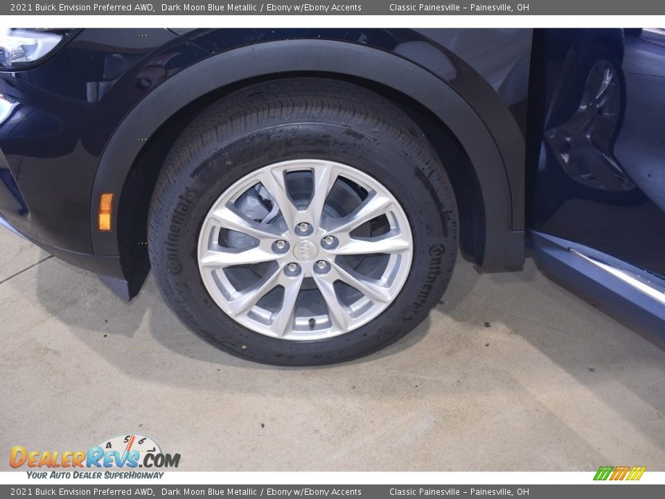 2021 Buick Envision Preferred AWD Dark Moon Blue Metallic / Ebony w/Ebony Accents Photo #5