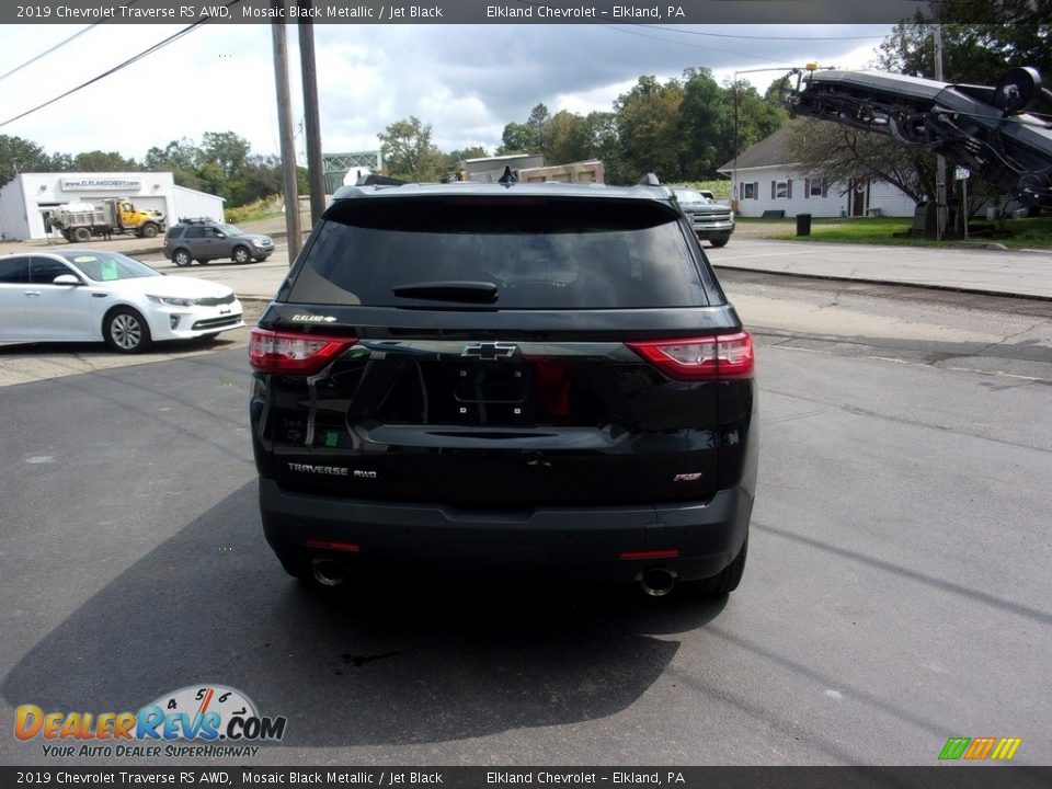 2019 Chevrolet Traverse RS AWD Mosaic Black Metallic / Jet Black Photo #4