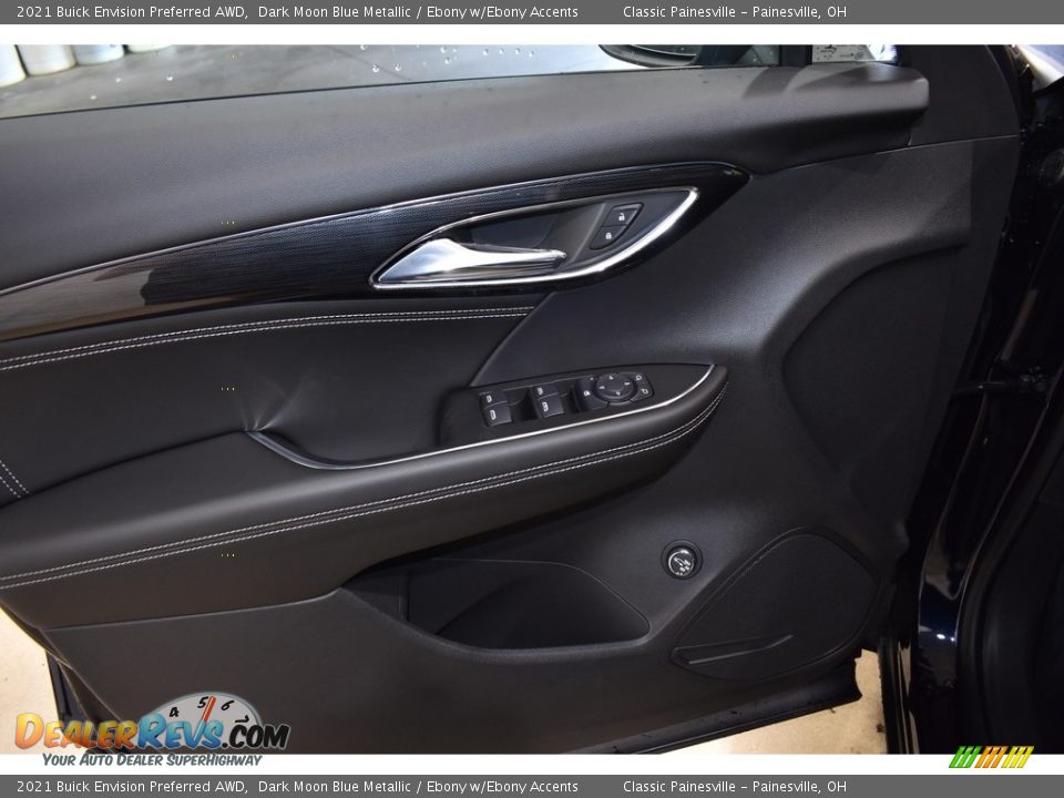 2021 Buick Envision Preferred AWD Dark Moon Blue Metallic / Ebony w/Ebony Accents Photo #8