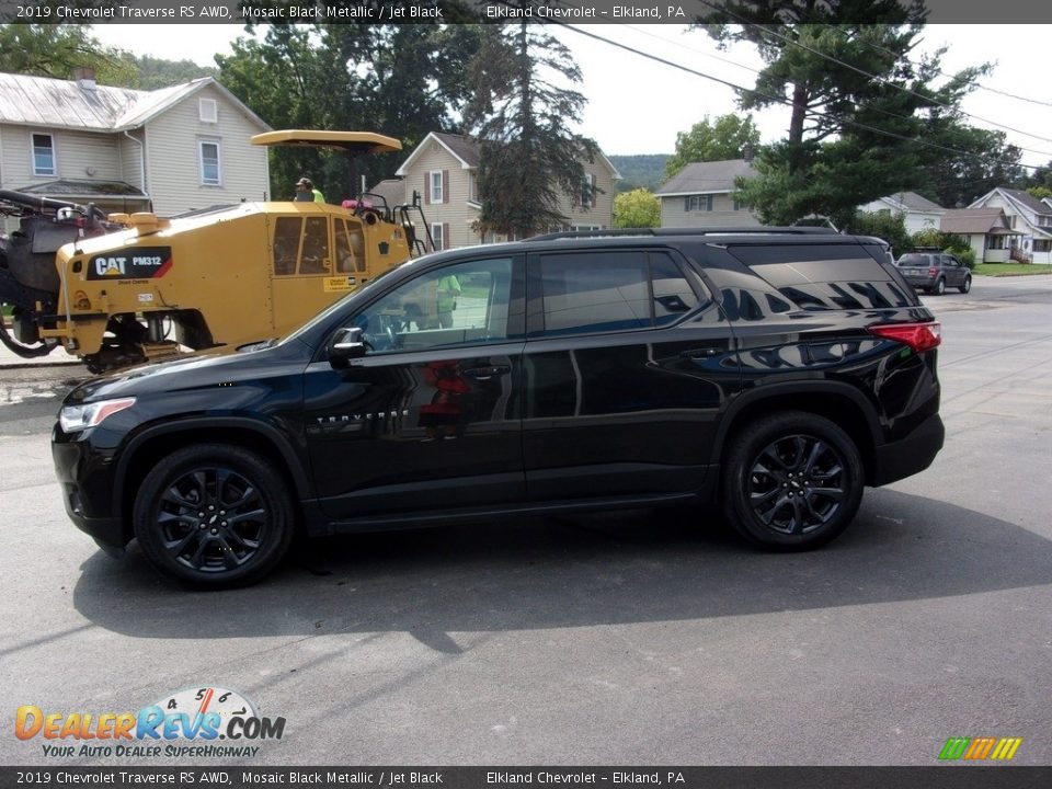 2019 Chevrolet Traverse RS AWD Mosaic Black Metallic / Jet Black Photo #6