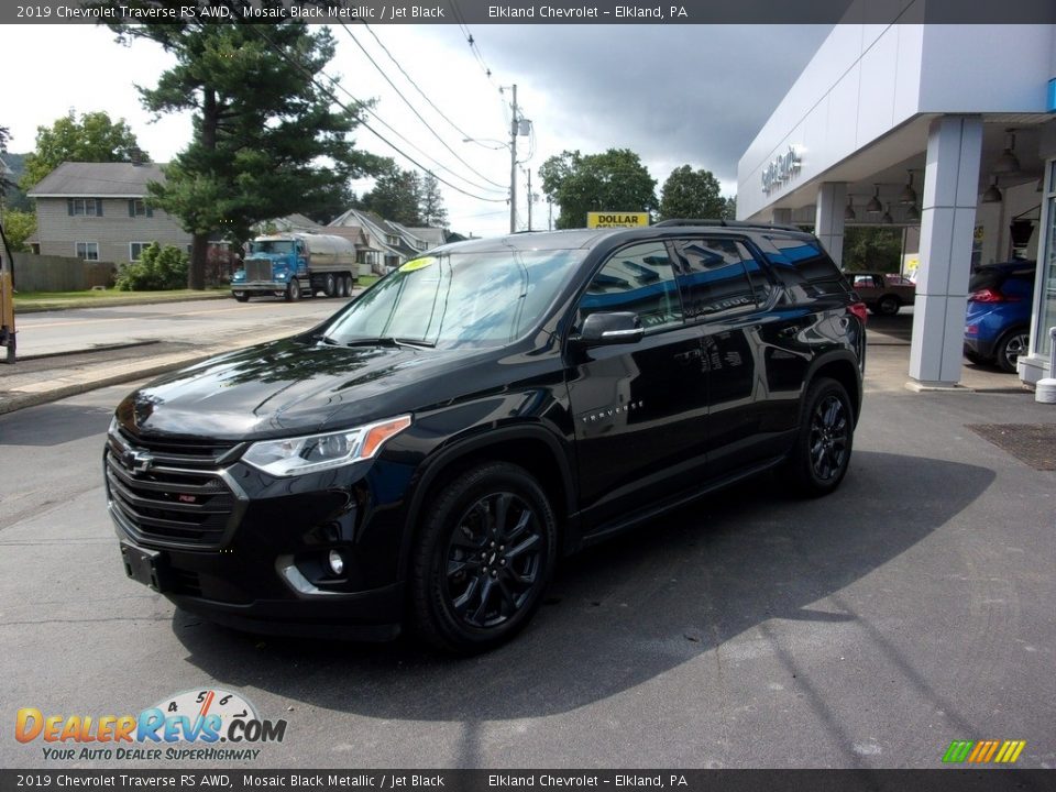 2019 Chevrolet Traverse RS AWD Mosaic Black Metallic / Jet Black Photo #7