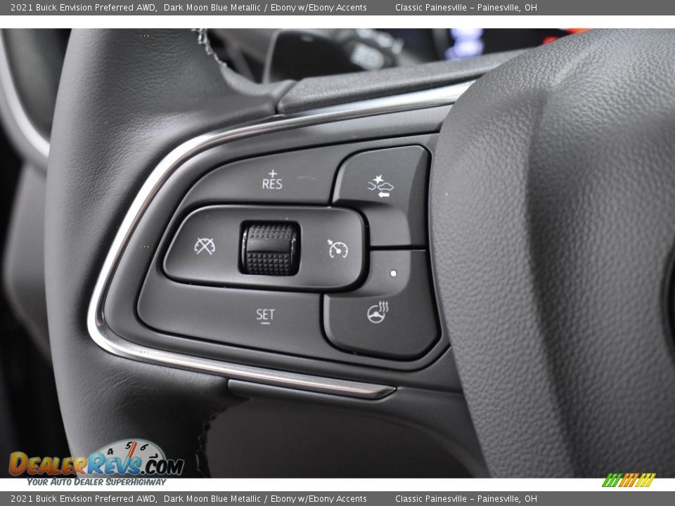 2021 Buick Envision Preferred AWD Dark Moon Blue Metallic / Ebony w/Ebony Accents Photo #12