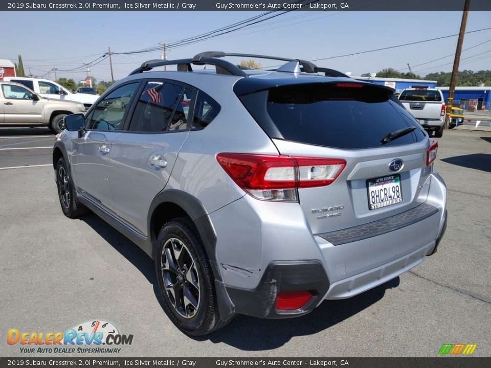 2019 Subaru Crosstrek 2.0i Premium Ice Silver Metallic / Gray Photo #6