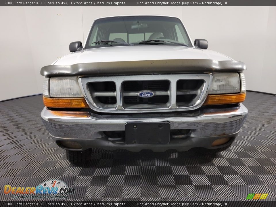 2000 Ford Ranger XLT SuperCab 4x4 Oxford White / Medium Graphite Photo #3