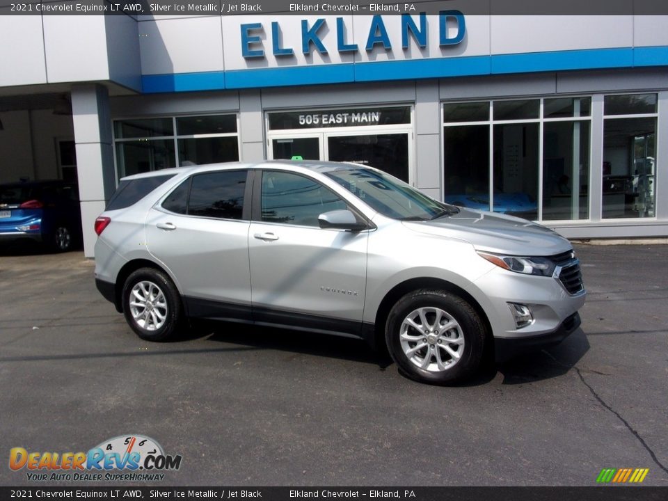 2021 Chevrolet Equinox LT AWD Silver Ice Metallic / Jet Black Photo #1