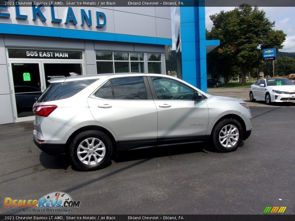 2021 Chevrolet Equinox LT AWD Silver Ice Metallic / Jet Black Photo #2