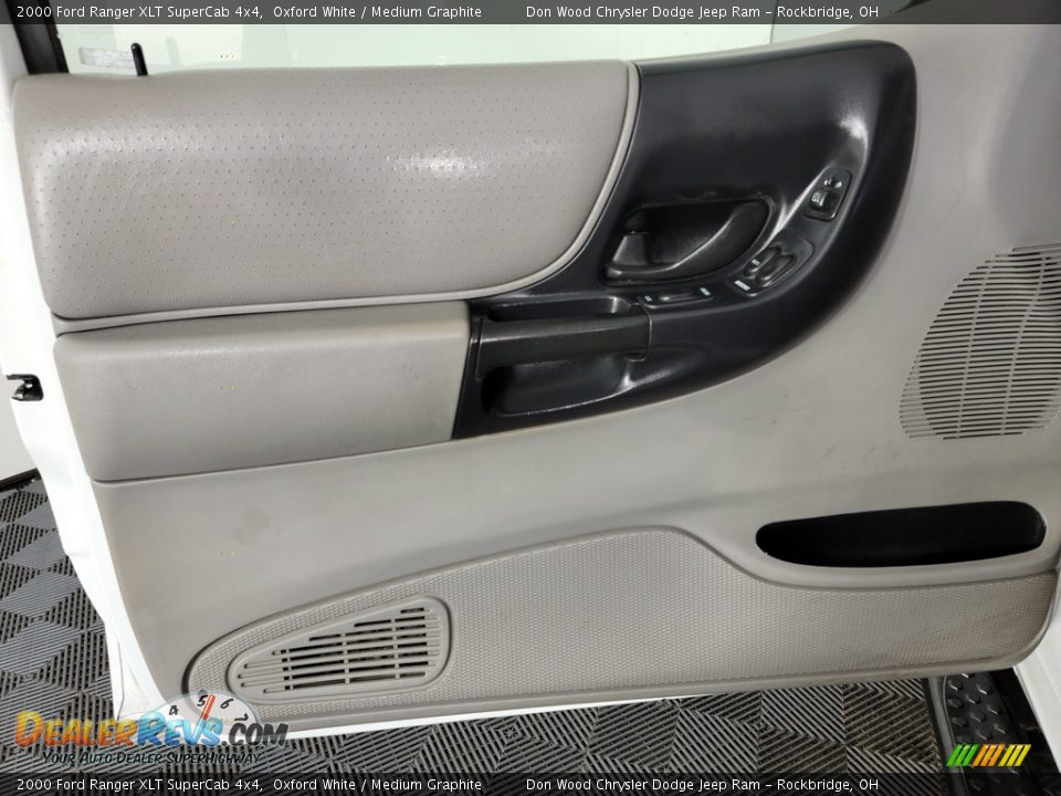 2000 Ford Ranger XLT SuperCab 4x4 Oxford White / Medium Graphite Photo #13