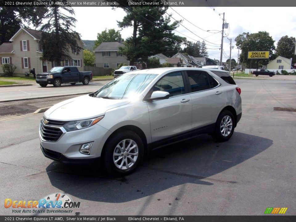 2021 Chevrolet Equinox LT AWD Silver Ice Metallic / Jet Black Photo #7