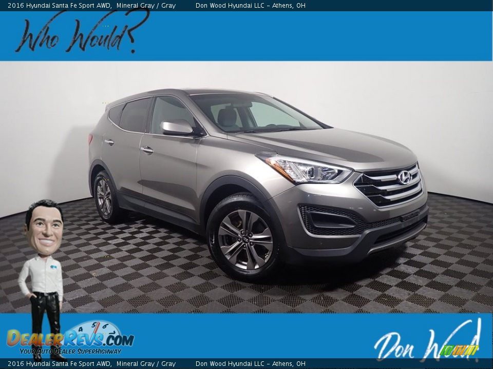 2016 Hyundai Santa Fe Sport AWD Mineral Gray / Gray Photo #1