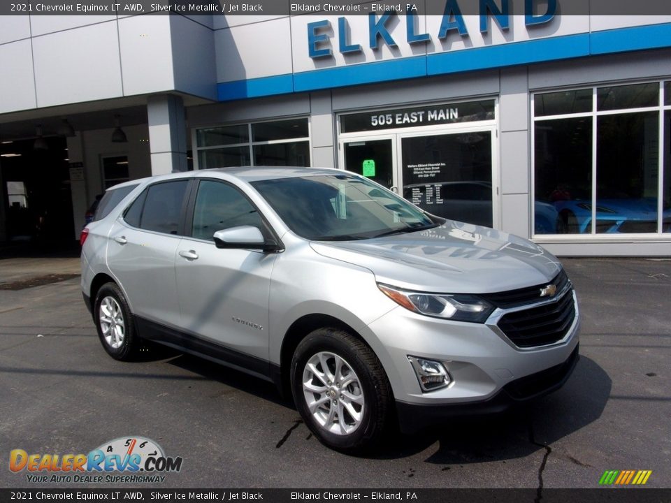 2021 Chevrolet Equinox LT AWD Silver Ice Metallic / Jet Black Photo #9