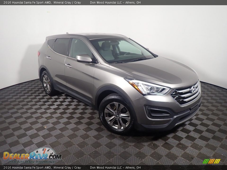 2016 Hyundai Santa Fe Sport AWD Mineral Gray / Gray Photo #2