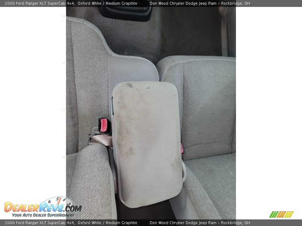 2000 Ford Ranger XLT SuperCab 4x4 Oxford White / Medium Graphite Photo #19