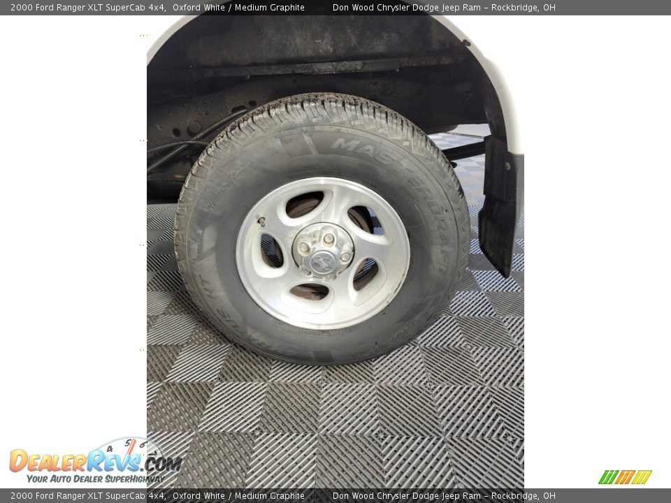 2000 Ford Ranger XLT SuperCab 4x4 Oxford White / Medium Graphite Photo #21
