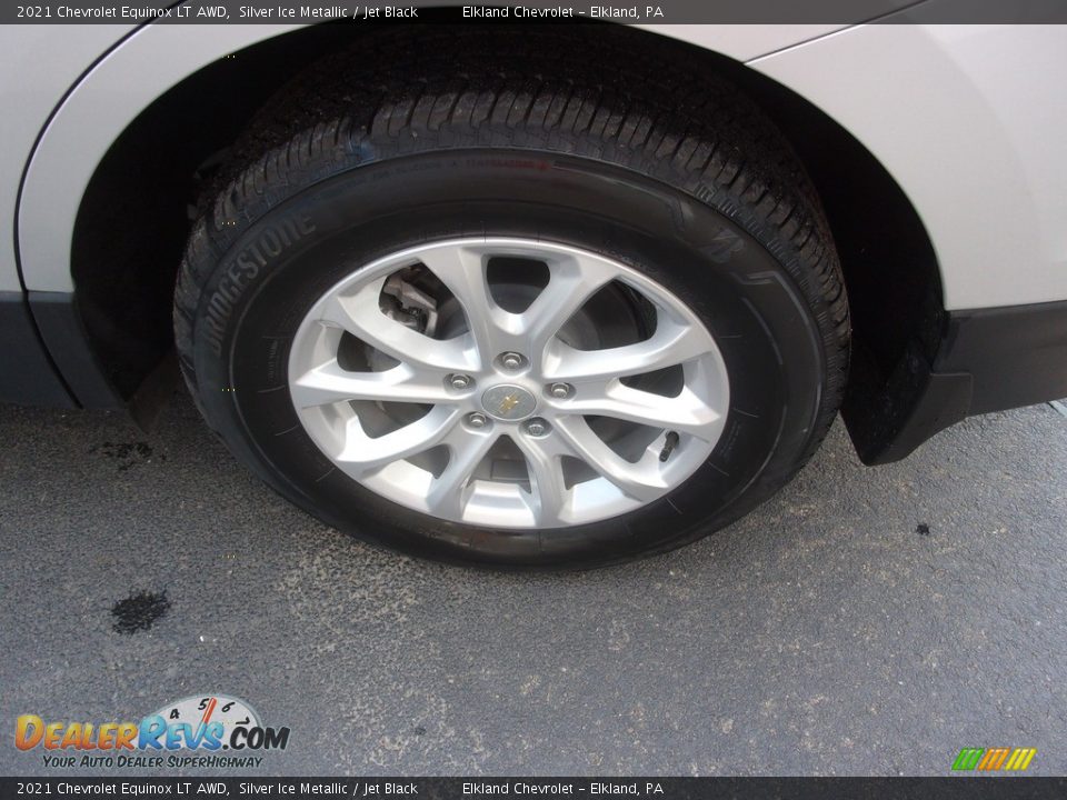 2021 Chevrolet Equinox LT AWD Silver Ice Metallic / Jet Black Photo #12