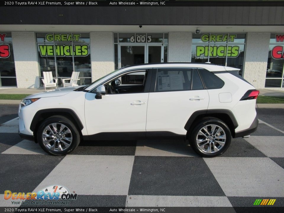 2020 Toyota RAV4 XLE Premium Super White / Black Photo #1