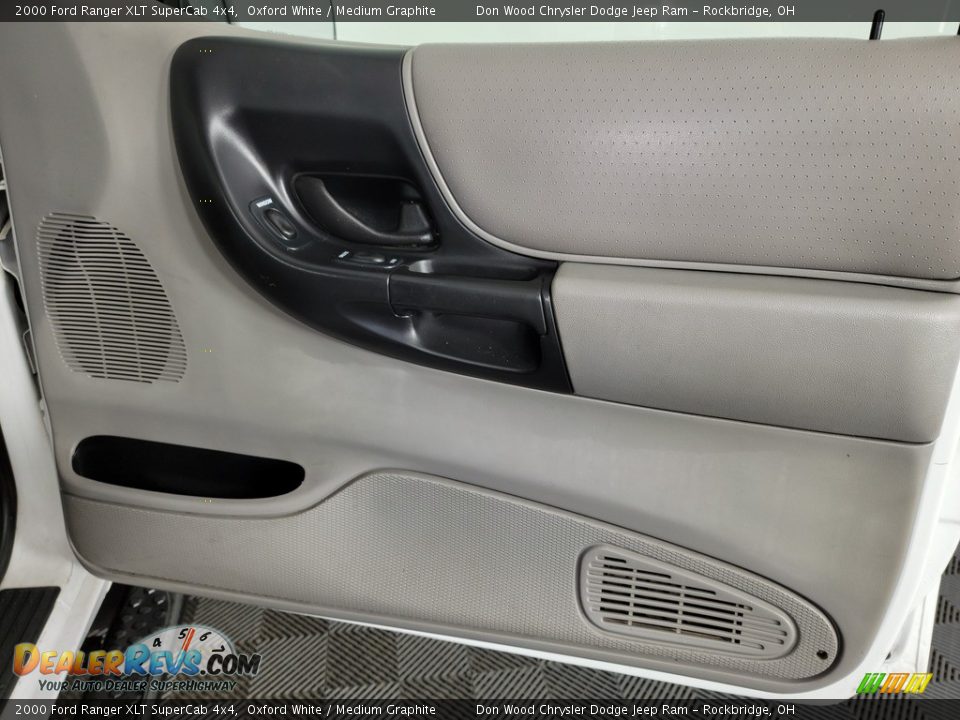 2000 Ford Ranger XLT SuperCab 4x4 Oxford White / Medium Graphite Photo #23