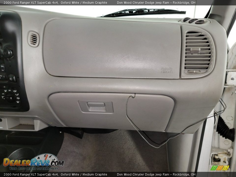 2000 Ford Ranger XLT SuperCab 4x4 Oxford White / Medium Graphite Photo #27