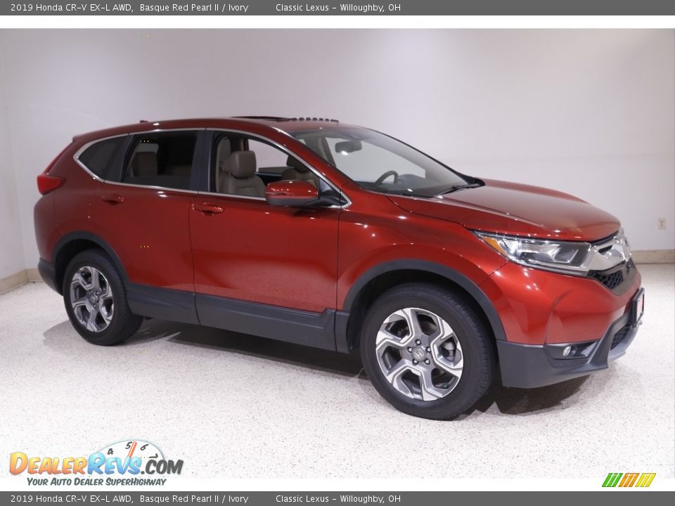 2019 Honda CR-V EX-L AWD Basque Red Pearl II / Ivory Photo #1