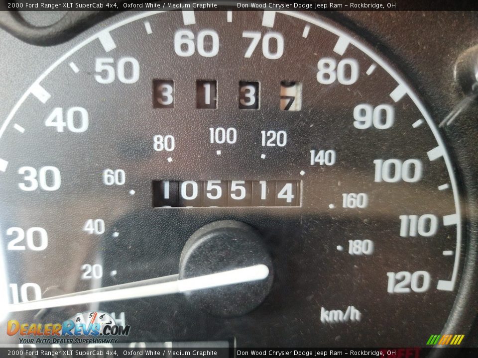 2000 Ford Ranger XLT SuperCab 4x4 Oxford White / Medium Graphite Photo #28