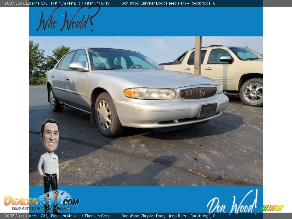 2007 Buick Lucerne CXS Platinum Metallic / Titanium Gray Photo #1